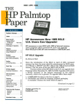 On The HP Palmtop Paper on Disk, Mar/Apr 92