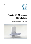 Easi-Lift Shower Stretcher INSTRUCTIONS FOR USE