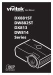 Vivitek DX813-DW814 User Manual English