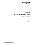 DR4300 Circular Chart Recorder Product Manual