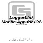 LoggerLink Mobile App for iOS
