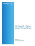 Clearing Firm Contact System (FCS)