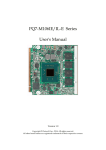 PQ7-M106IE/IL-E Series User`s Manual