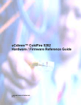 uCdimm™ ColdFire 5282 Hardware / Firmware Reference