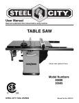 TABLE SAW - Leeway Workshop, LLC