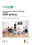 cycling group therapy software package user manual - THERA