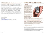 User Manual: Model PM2110 miniCO