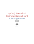 myDAQ Biomedical Instrumentation Board