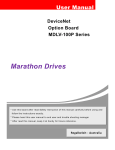MD100P DeviceNet Option Manual
