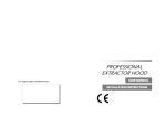 PROFESSIONAL EXTRACTOR HOOD