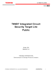 T6ND7 Integrated Circuit Security Target Lite Public