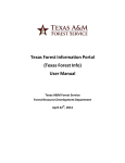 Texas Forest Information Portal (Texas Forest Info) User Manual