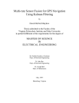 Multi-rate Sensor Fusion for GPS Navigation Using Kalman Filte