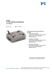User Manual PZ254E - Physik Instrumente