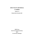 AIRES TOOLKIT USER MANUAL For MOBIES