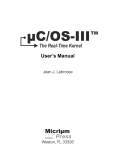 µC/OS-III User`s Manual (v3.05) - Doc