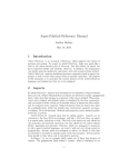 AspectMatlab Reference Manual