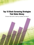 Top 10 Screening Strategies
