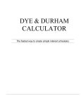 CALCULATOR - Dye & Durham