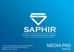 MEDIA PAD - SAPHIR MEDIA