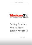 Getting Started: How to learn quickly Movicon X