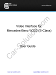 user manual for Mercedes-Benz W222