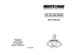 Minuteman CPE On-Line Series User`s Manual