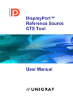 DisplayPort&trade; Reference Source CTS Tool User Manual