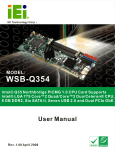 WSB-Q354 PICMG 1.0 CPU Card User Manual