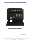 HA-G50B GSM alarm User Manual