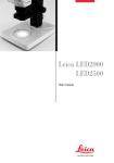 Leica LED2000 LED2500 - Leica Microsystems Bulgaria