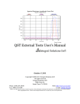 QST External Tests User`s Manual - us