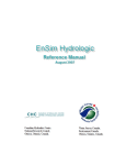 ensim hydrologic - Civil and Environmental Engineering