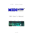UM0 Manual - MIDIator Systems
