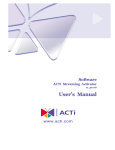 User`s Manual - ACTi Corporation