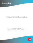 Fiber Loop Converter Reference Guide