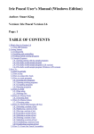 Irie Pascal User`s Manual (Windows Edition)