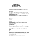 USER`S MANUAL FOR POCSAG NUMERIC PAGER