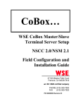 WSE CoBox Master/Slave Terminal Server Setup NSCC 2.0/NSM