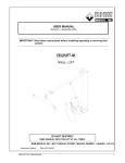 Ergolift Wall Lift User Manual