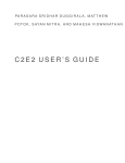 C2E2 User`s Guide