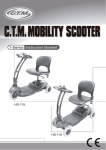 User Manual HS 118 - Scooterland Mobility