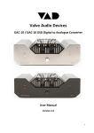 DAC-10 / DAC-10 DSD User Manual