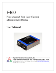 Four-channel Fast Low-Current Measurement Device User Manual