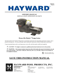 Hayward Power-Flo Matrix™ Pump Series