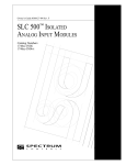 SLC 500™ ISOLATED - Spectrum Controls, Inc.