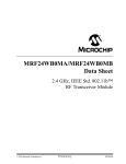 MRF24WB0MA/MRF24WB0MB Data Sheet