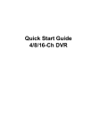 4/8/16DVR Quick Start Guide