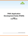 PIKA Application Development Suite (PADS) 2.0