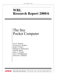 The Itsy Pocket Computer